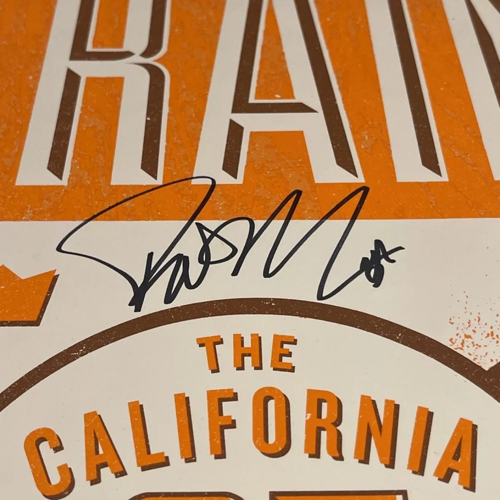 TRAIN autographed lithograph